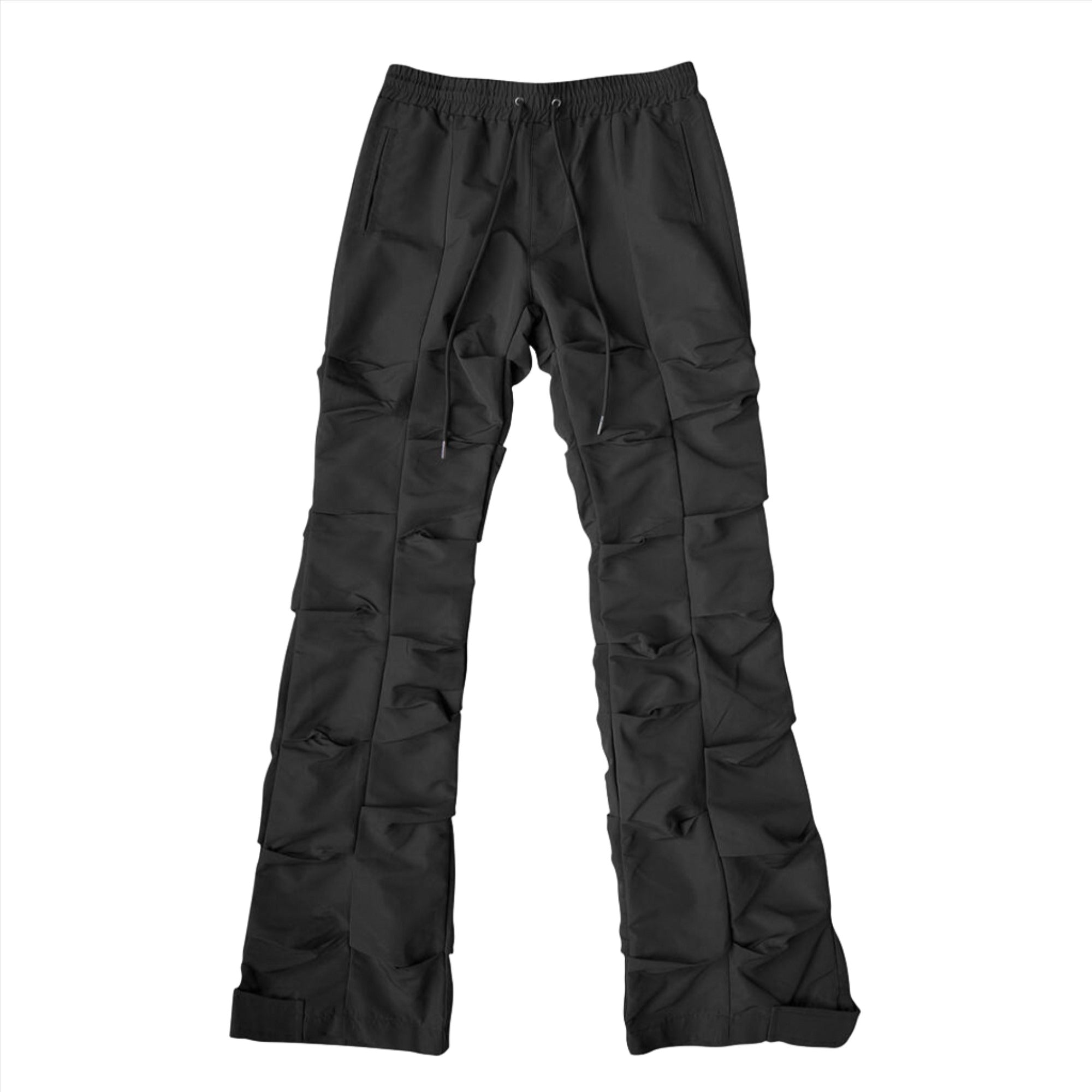 EPTM Unisex Tekno Flare Pants (Black)-Black-Small-Nexus Clothing