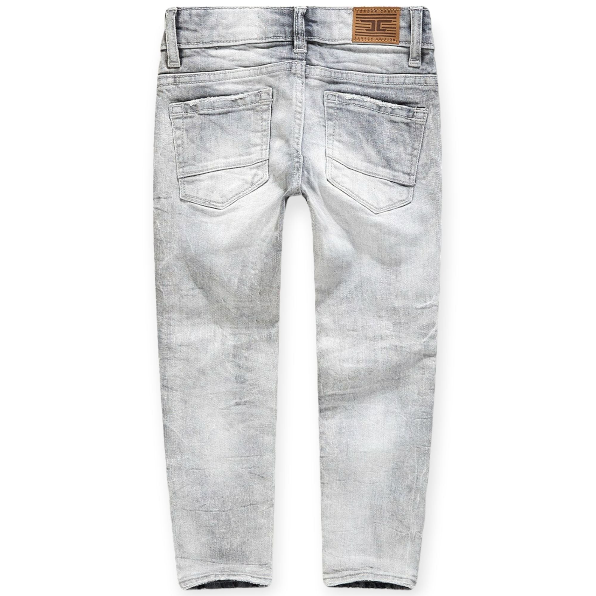Jordan Craig Kids Desperado Denim Small Rip Jeans (Artic Grey)-Nexus Clothing
