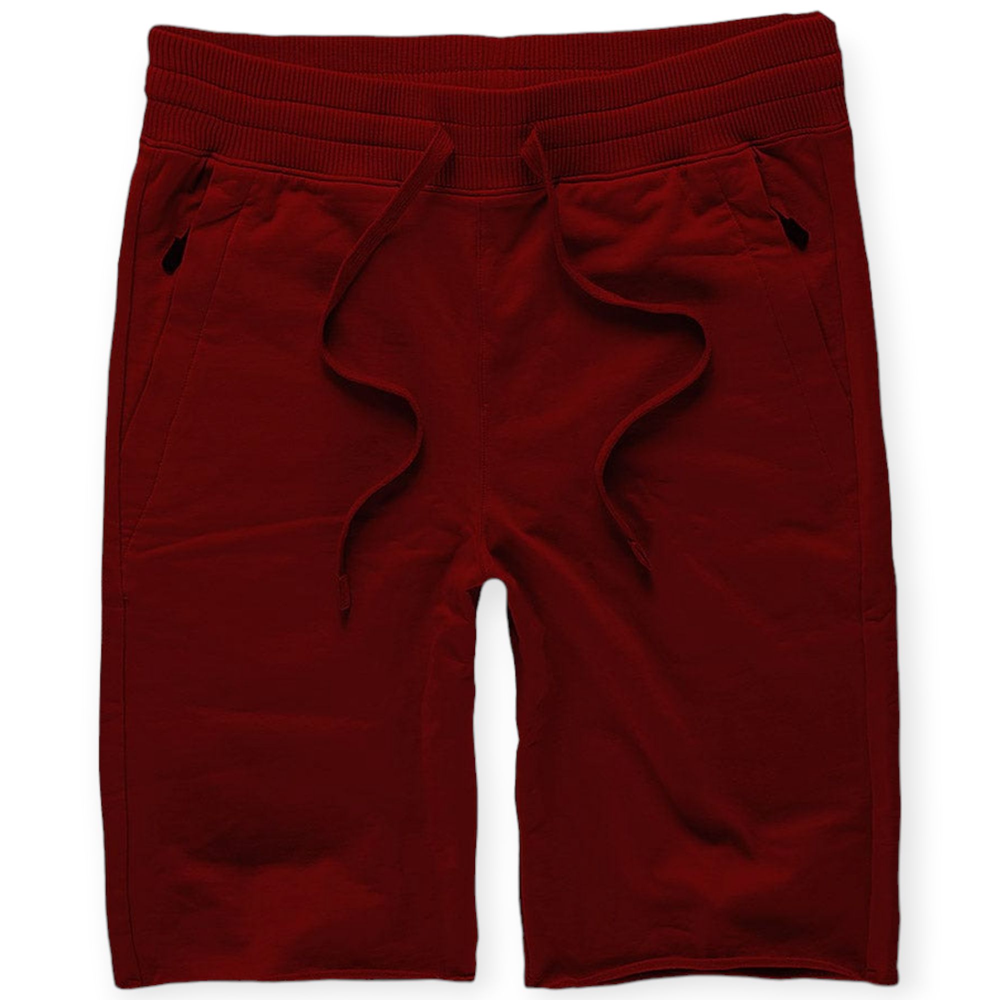 Jordan Craig Men Fleece Shorts(Wine)-Wine-Large-Nexus Clothing
