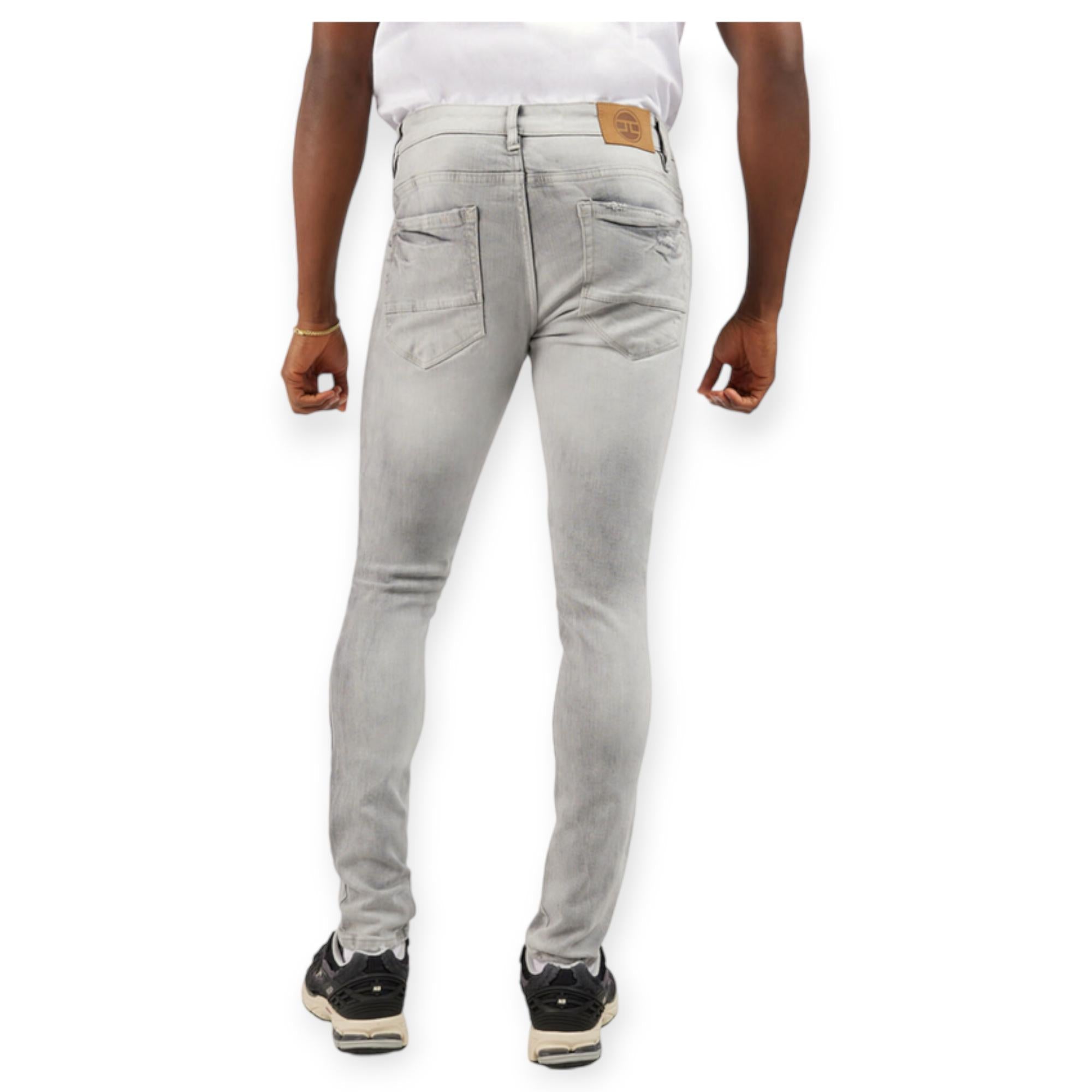 Jordan Craig Men Ross With Shreds Jeans (Cement Wash)-Nexus Clothing