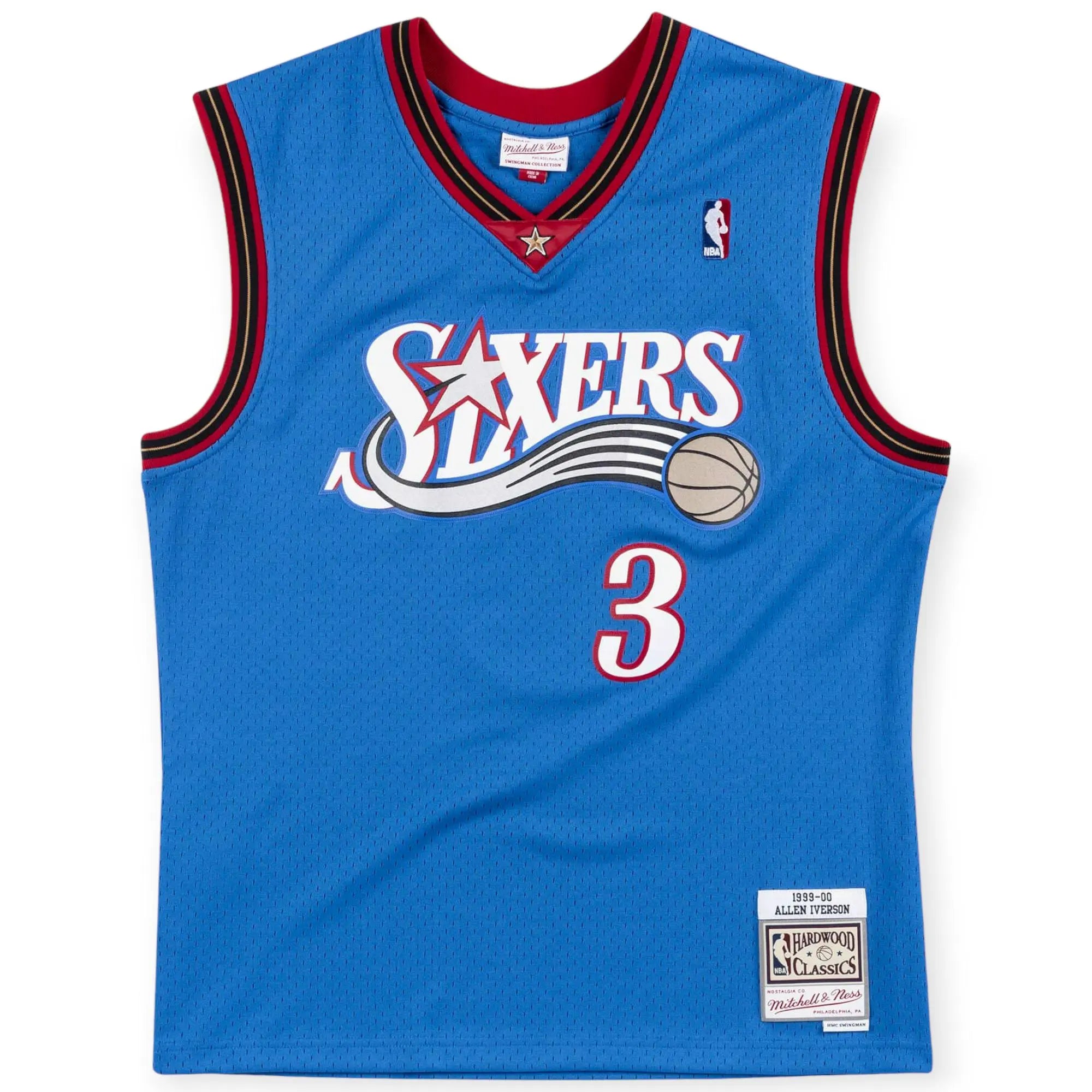 Mitchell Ness Shirt Swingman Jersey Philadelphia (Royal Blue)