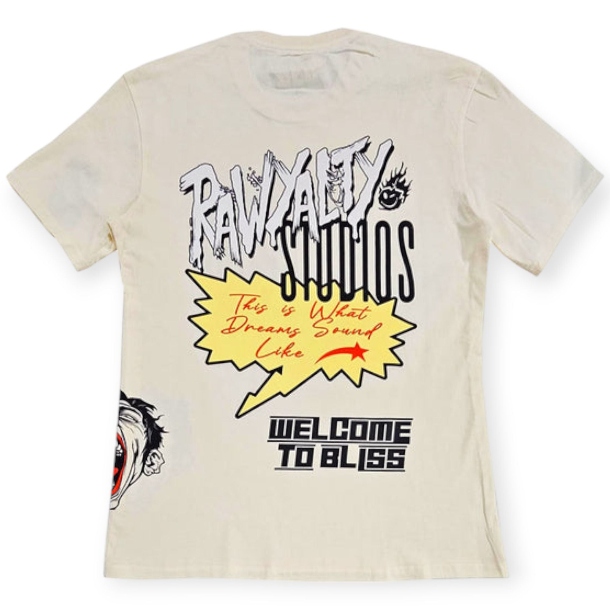 Rawyalty Apparel Men Studios T-shirt (Cream)-Nexus Clothing