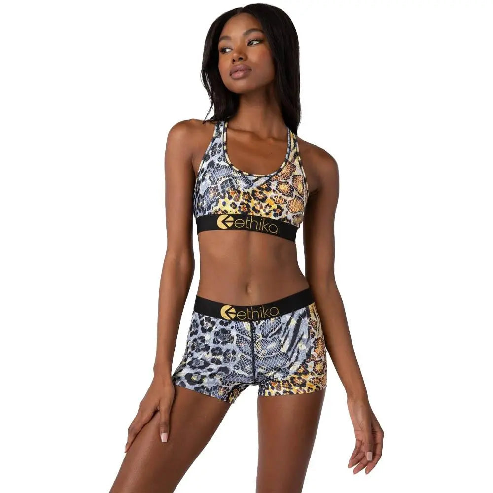 Ethika Women Golden Twist Sports Bra