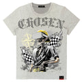 3Forty Inc Boys Chosen Rhinestone Tee (Heather Grey)