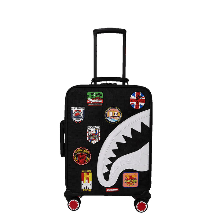 SprayGround Men Global Mogul Billionaire Luggage Spring 2025 (Black Multi)