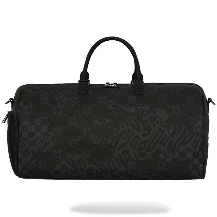 SprayGround Men 3AM Check Emperor Duffle Spring 2025 Duffel (Black Charcoal)