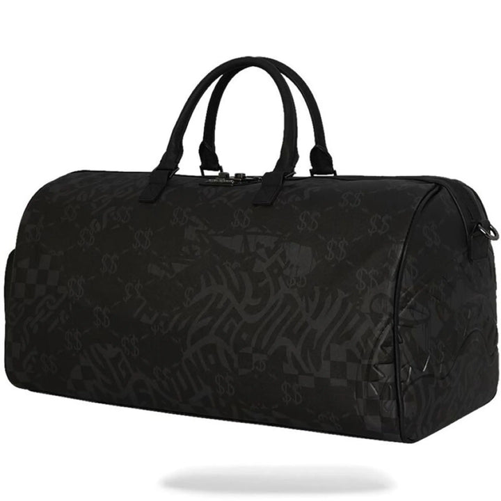 SprayGround Men 3AM Check Emperor Duffle Spring 2025 Duffel (Black Charcoal)