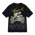3Forty Inc Men Angels Stylish comfy fit Tee - Black