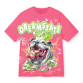 3Forty Inc Men Dream State Tee Relaxed Modern Fit -Neon Pink