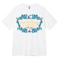 3Forty Inc Men Hennything is Possible T-Shirt (White Glitter)
