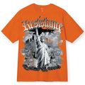 3Forty Inc Men Resistance Tee Orange