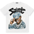 3Forty Inc Men Saint 3d Dtf Premium Tee - Soft - White