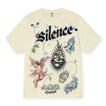 3Forty Inc Men Silence Tee - Soft Comfortable Fit - Natural