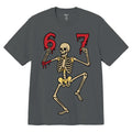 3Forty Inc Men Skeleton Tee (Charcoal)