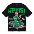 3Forty Inc Men Speed Maker Comfortable Fit Tee - Black