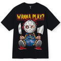 3Forty Inc Men Wanna Play Tee (Black)