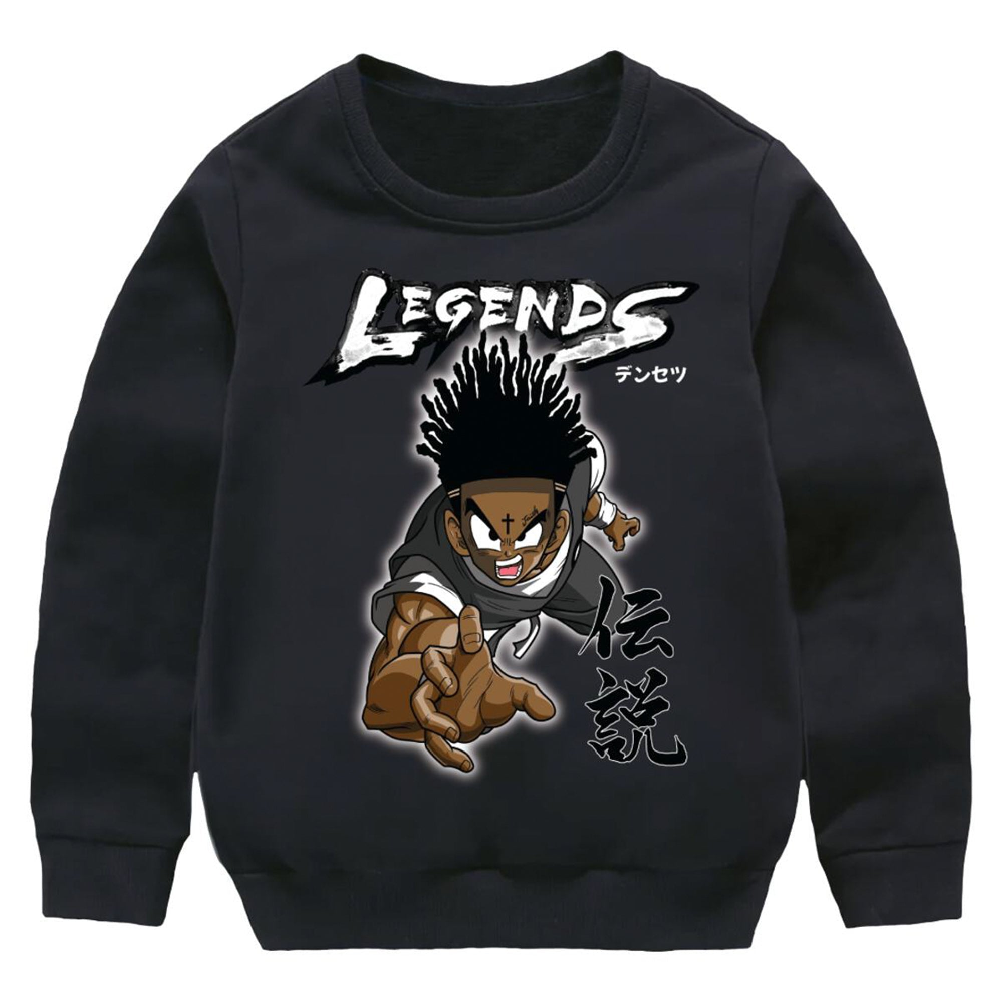 3Forty Inc. Boys Boys Legends Fleece (Black)-Black-Small-Nexus Clothing