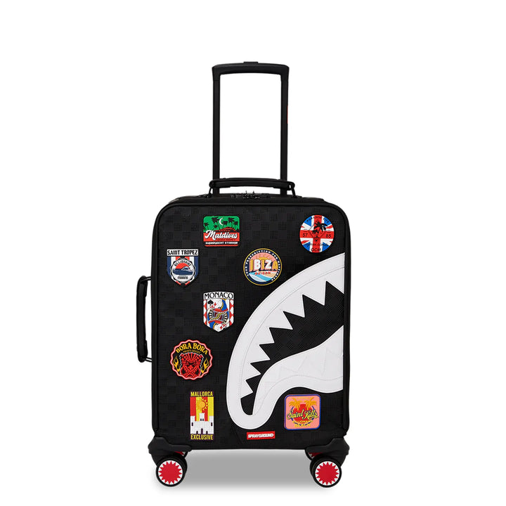 SprayGround Men Global Mogul Billionaire Luggage Spring 2025 (Black Multi)