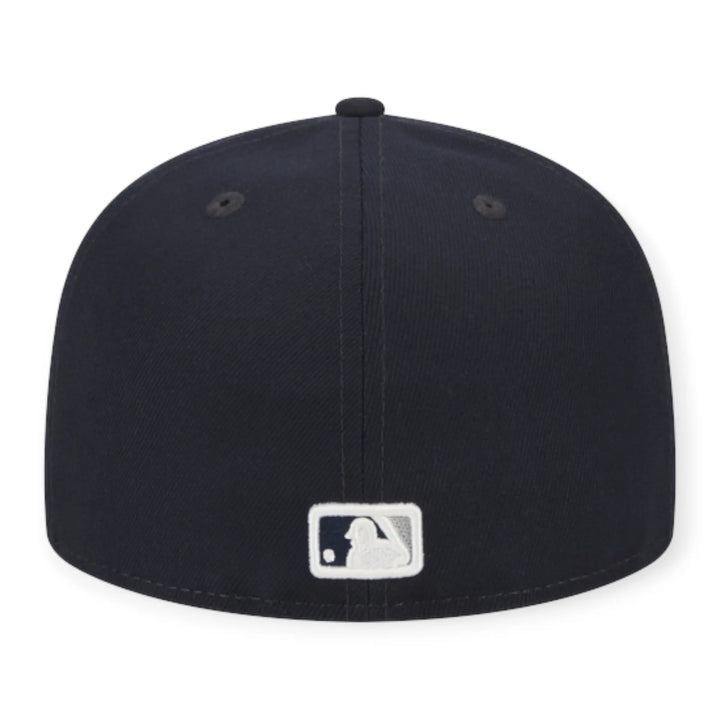 New Era Men 59Fifty NY Yankees Evergreen Side Patch Fitted (Navy White) New Era