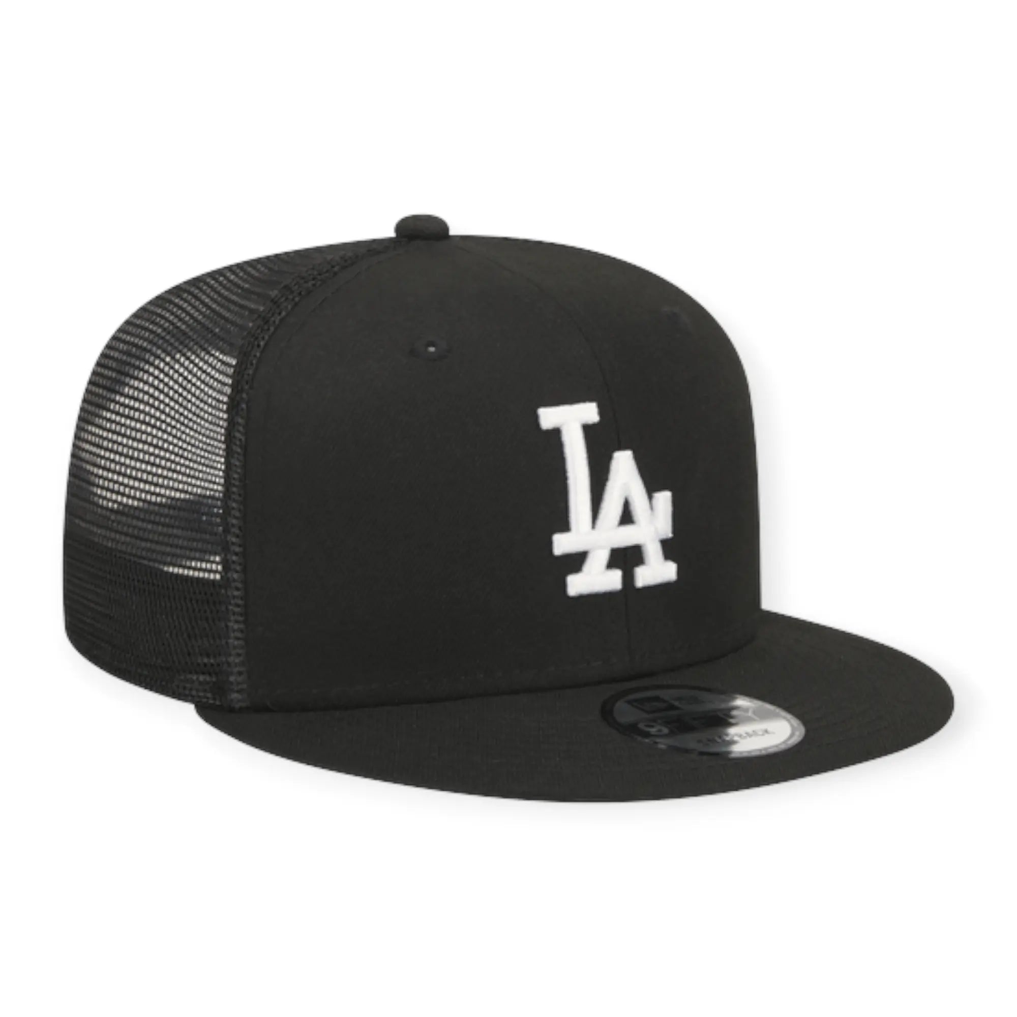 New Era Men 9Fifty EG Trucker Los Dodgers Cap Snapback (Black White)