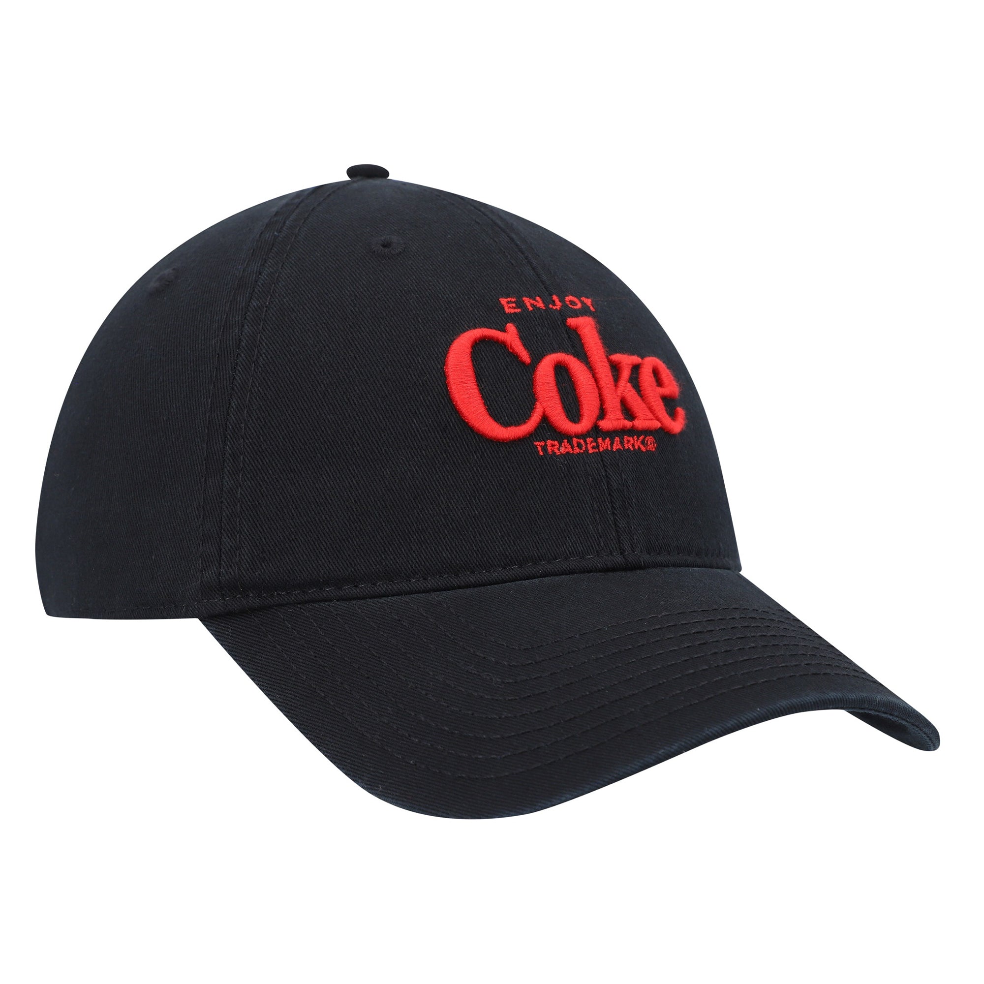 American Needle Men Coke Ballpark Dad Hat (Black)-Black-One Size-Nexus Clothing