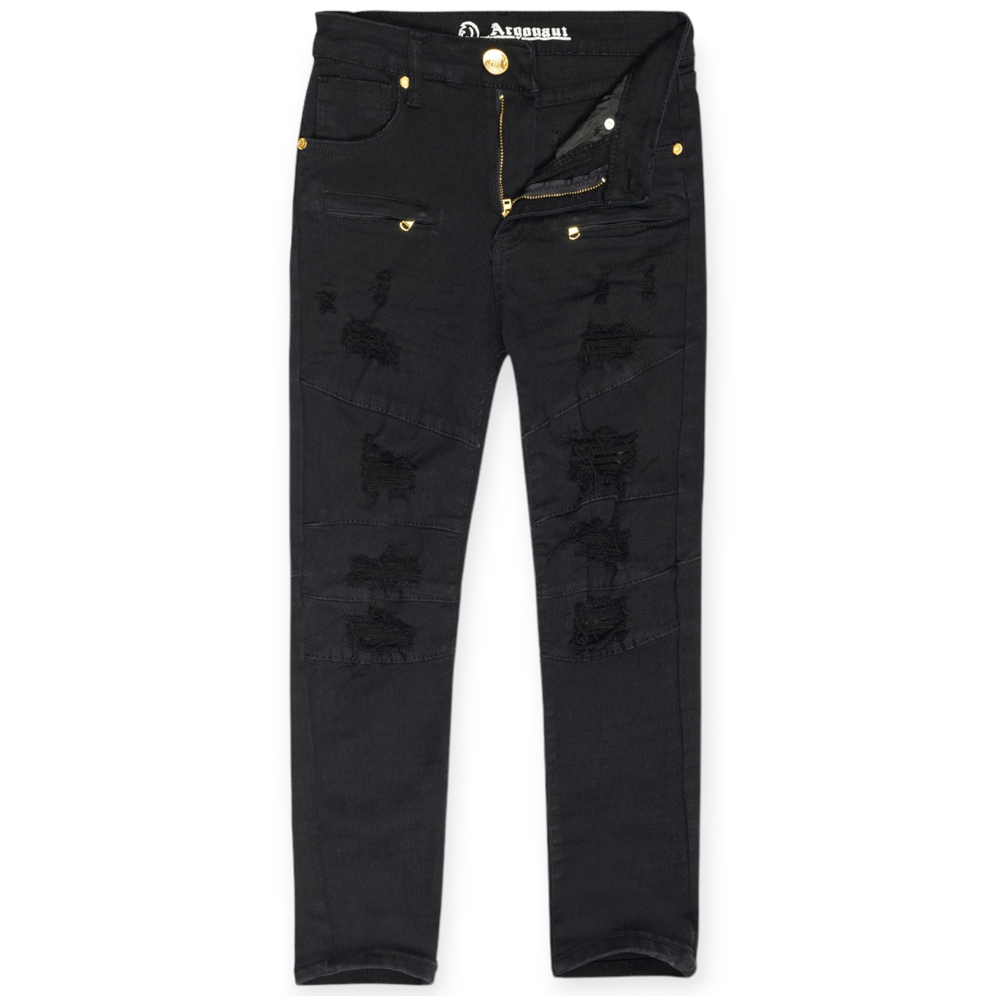 Argonaut Nations Kids Jeans (Black)-Black-8-Nexus Clothing