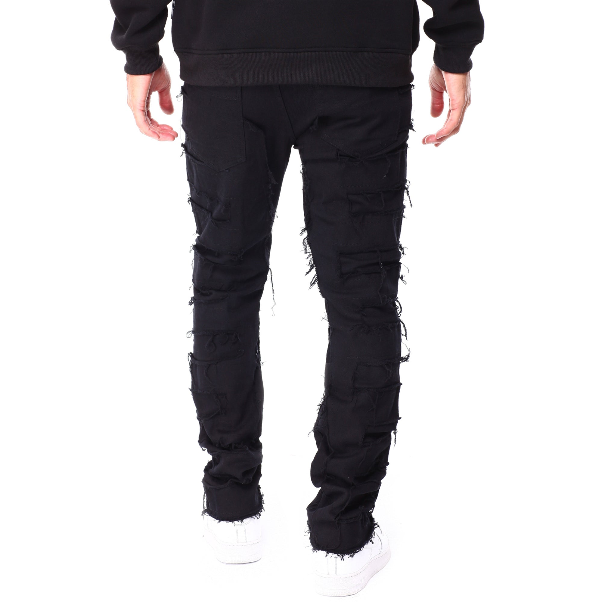 Argonaut Nations Men Garment Dye Twill Jeans (Black)-Nexus Clothing