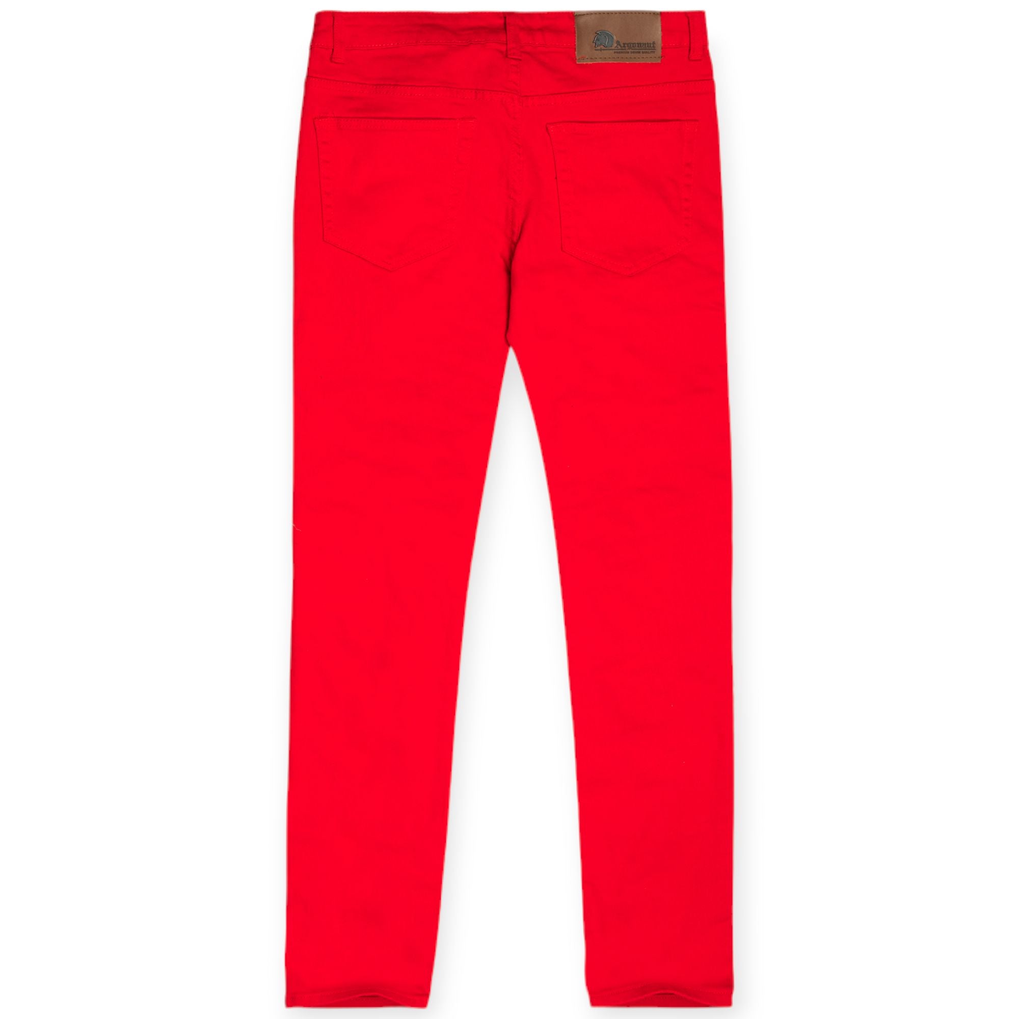 Argonaut Nations Men Ripped Twill Pants (Red)-Nexus Clothing