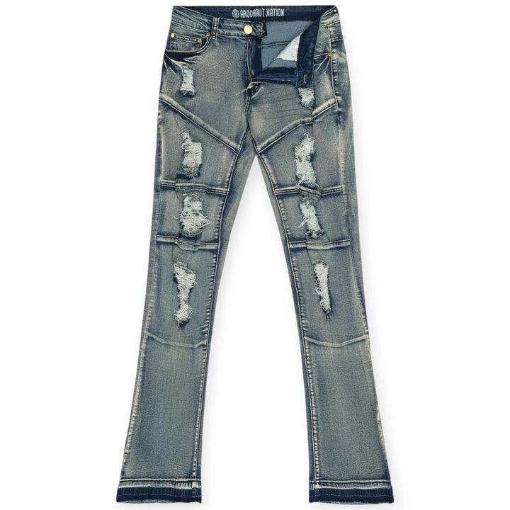 Argonaut Nations Men Stacked Jeans (Vintage)-Vintage-32W X 36L-Nexus Clothing