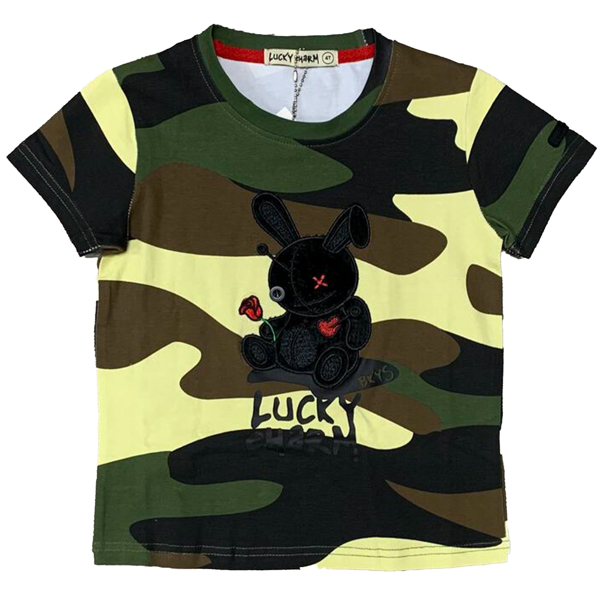 Black Keys Boys Lucky Charm T-Shirt (Camo)-Camo-16-Nexus Clothing