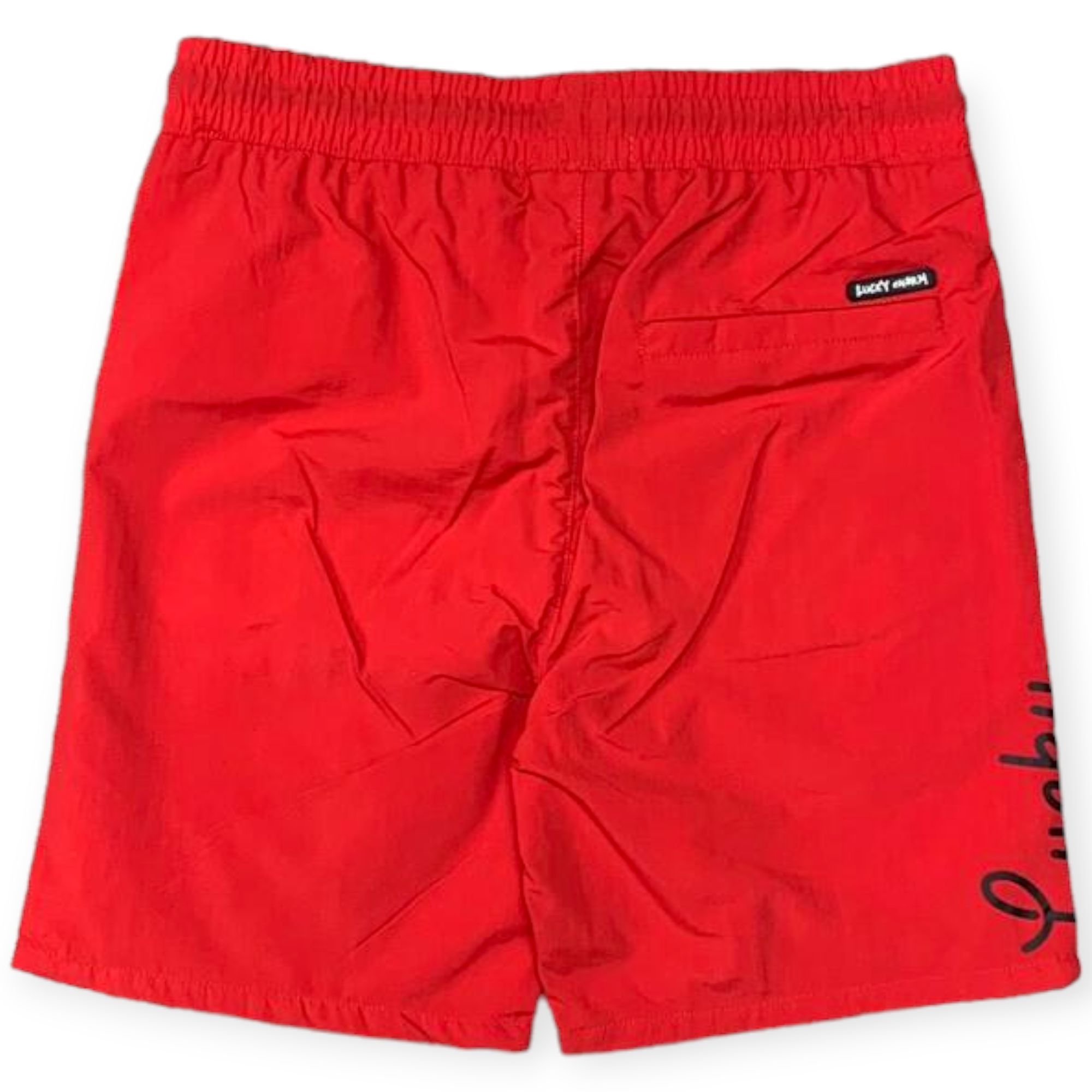 Black Keys Men Blossom Lucky Shorts (Red)-Nexus Clothing