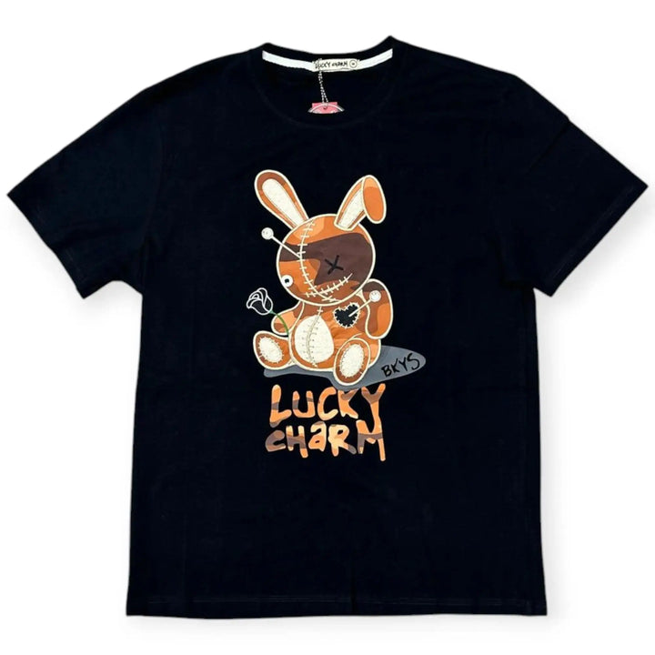 Black Keys Men Lucky Charm Tee Patch (Black Orange Camo)-Black Orange Camo-Medium-Nexus Clothing