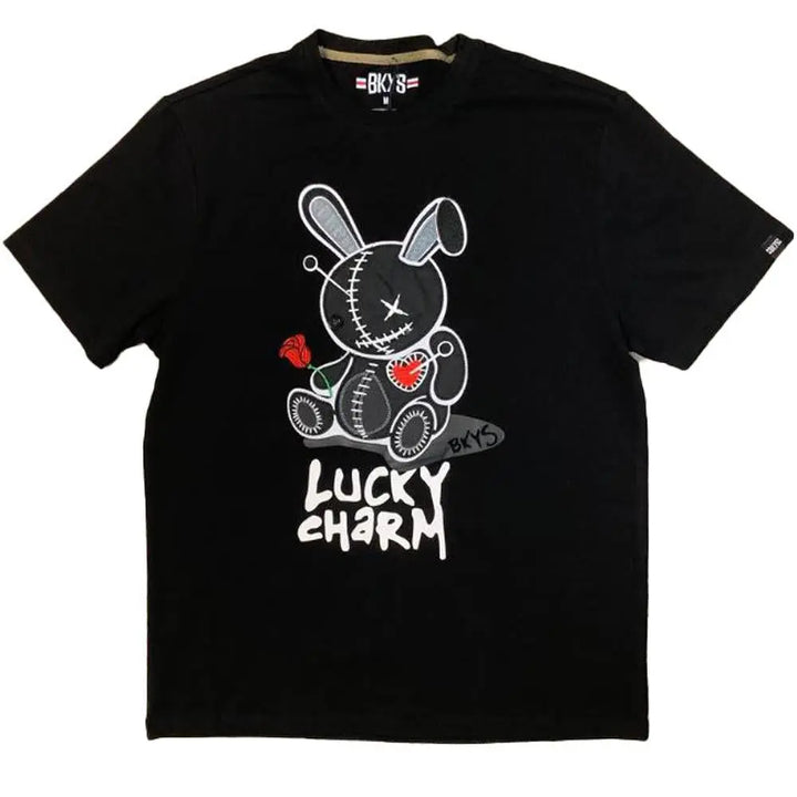 Black Keys Men Lucky Charm Tee Patch (Black White)-Black White-Small-Nexus Clothing