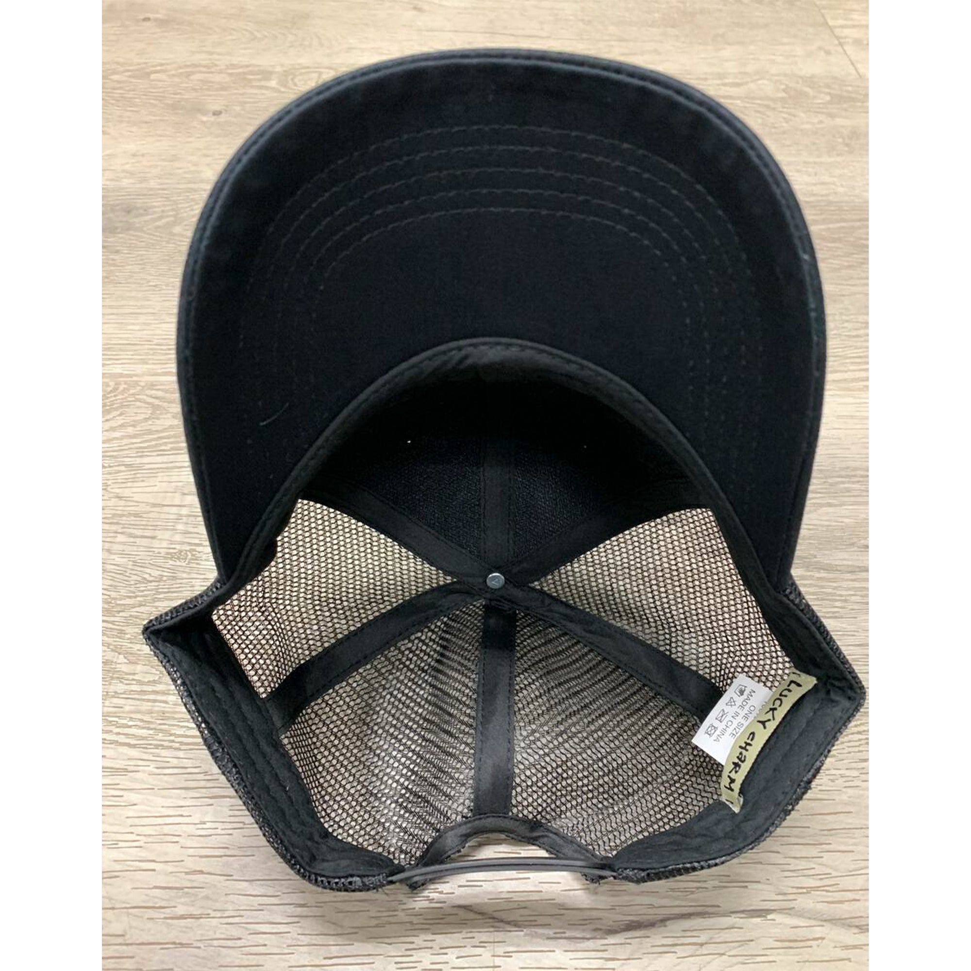 Black Keys Men Lucky Charm Trucker Hat (Black Black)-Black Black-OneSize-Nexus Clothing