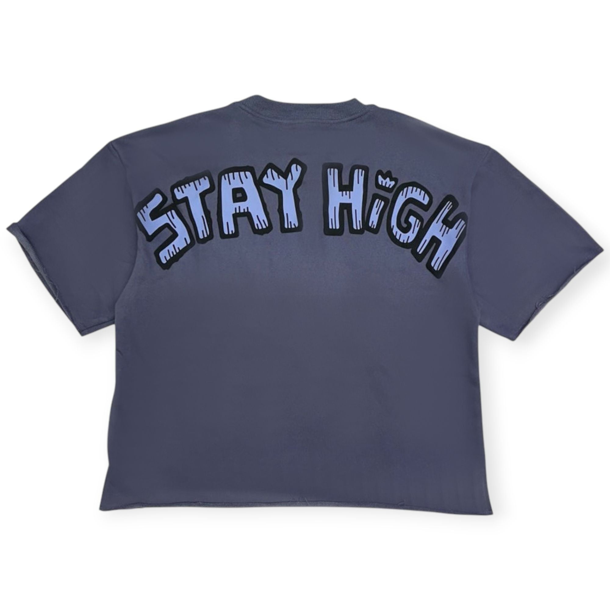 Black Keys Men Stay High Crop Top (Blue Grey) Black Keys