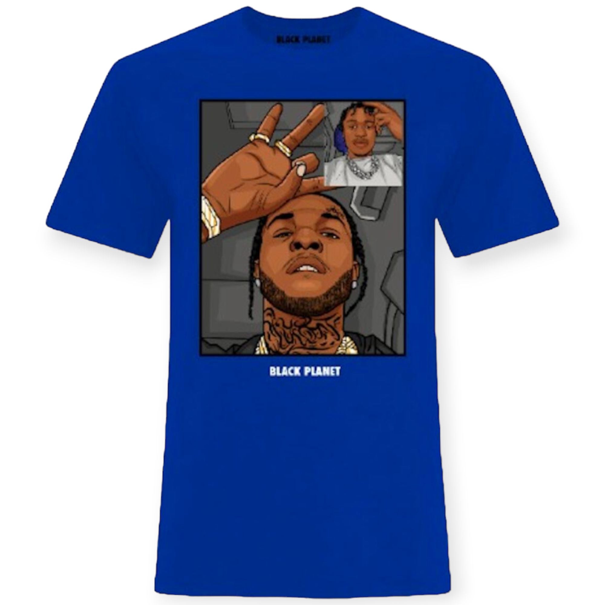 Black Planet Men Video Chat Shirt (Royal)-Royal-Small-Nexus Clothing