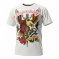 Christian Audigier Men Eagle Strike Tee Eggshell