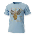 Christian Audigier Men Explosive Modern Fit Sky Blue Tee
