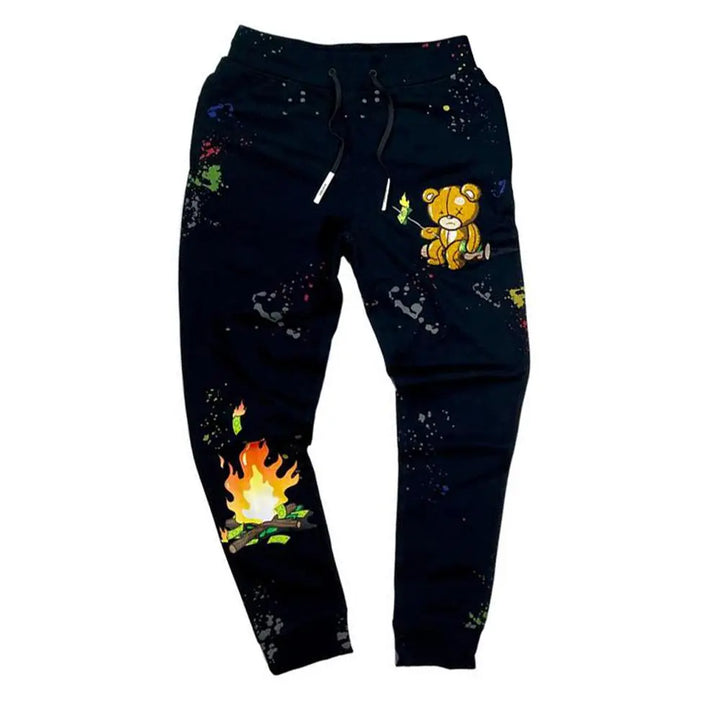 Civilized Men BURNING CASH JOGGERS (Black)-Black-Small-Nexus Clothing