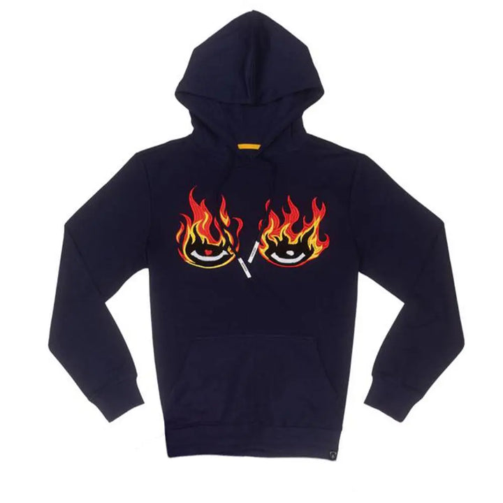 Civilized Men FIRE EYEZ HOODIE (Navy)-Navy-Small-Nexus Clothing