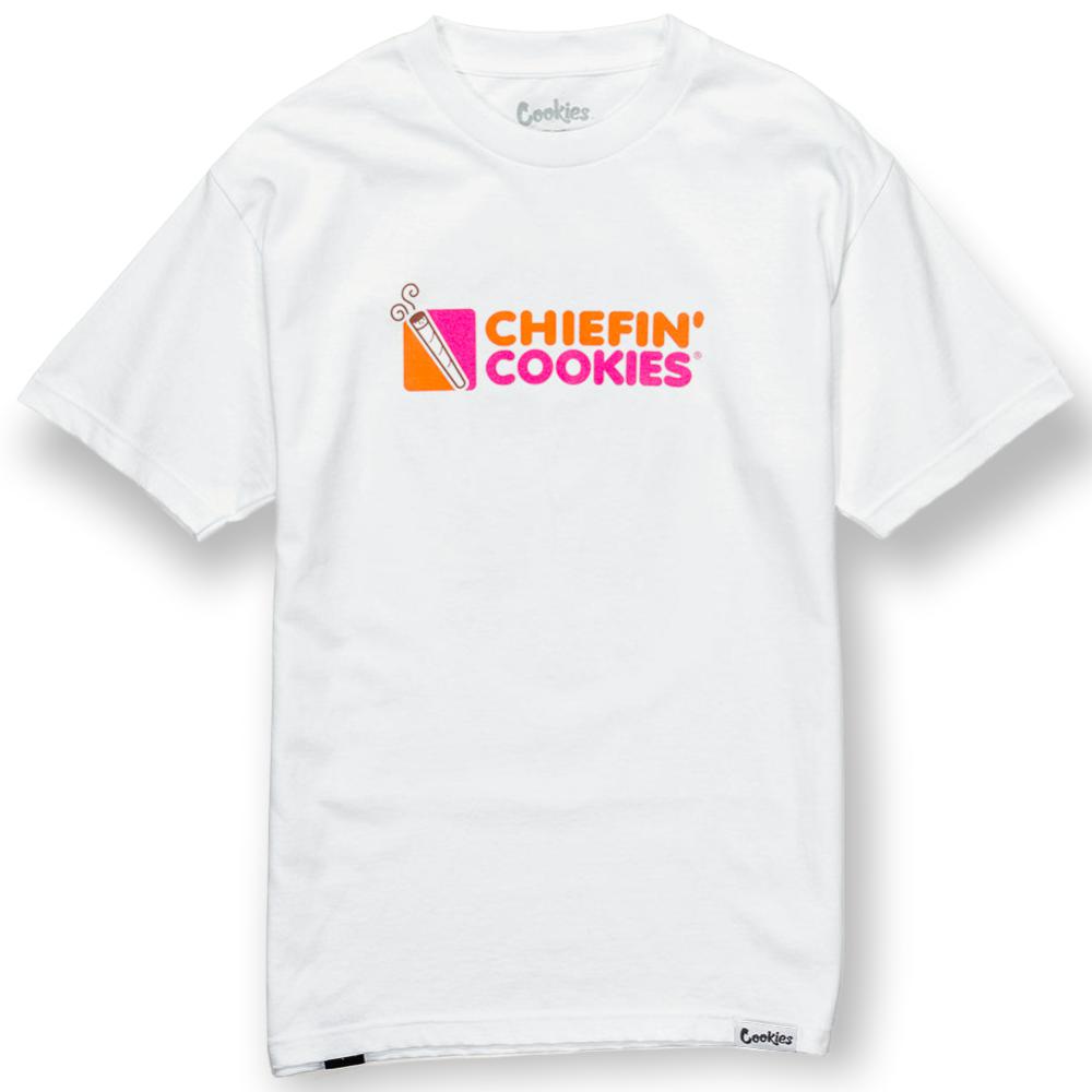 Cookies SF Men Americas Runs On Cookies Tee (White)-White-Small-Nexus Clothing
