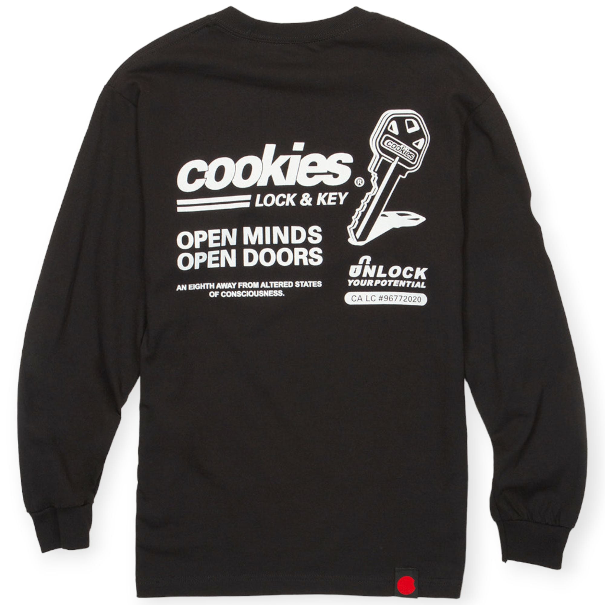 Cookies SF Men Lock And Key LS Tee(Black)-Black-XX-Large-Nexus Clothing