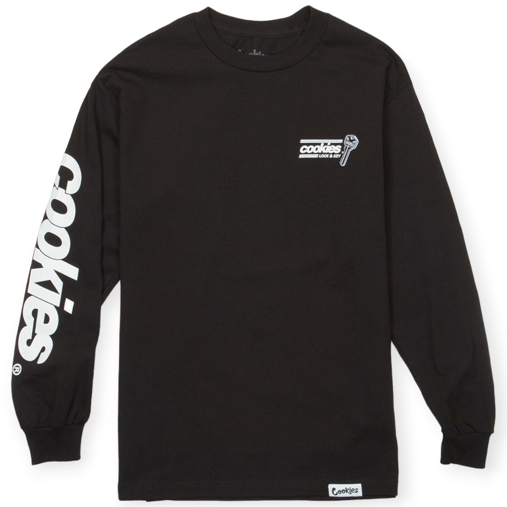 Cookies SF Men Lock And Key LS Tee(Black)-Nexus Clothing