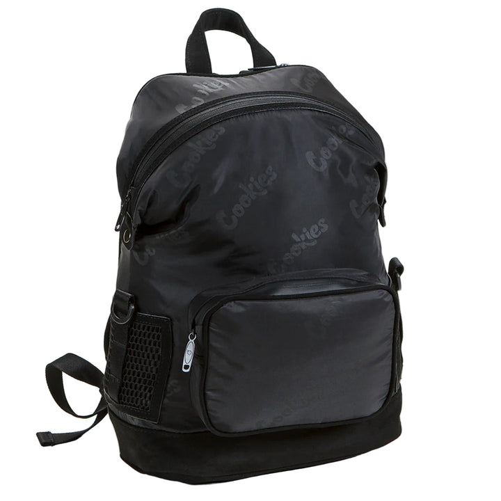 Cookies SF Men Luxe Satin Poly Smell Proof Backpack (Black)