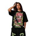 Corrupt K-9 Men Silence Speaks Louder Boxy Tee Black Green