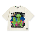 Corrupt K-9 Men Zaa Hits Boxy comfort Fit Tee Cream