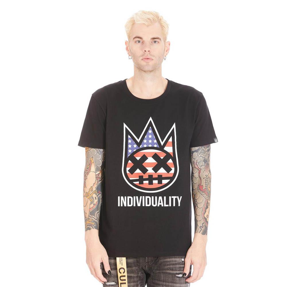 Cult of Individuality Men Memorial Short Sleeve Crew Neck Tee (Black)-Black-Small-Nexus Clothing