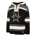 Dallas Cowboys Men 47 Brand Night Vision Super Lacer Hoodie (Black) (Limited Edition)