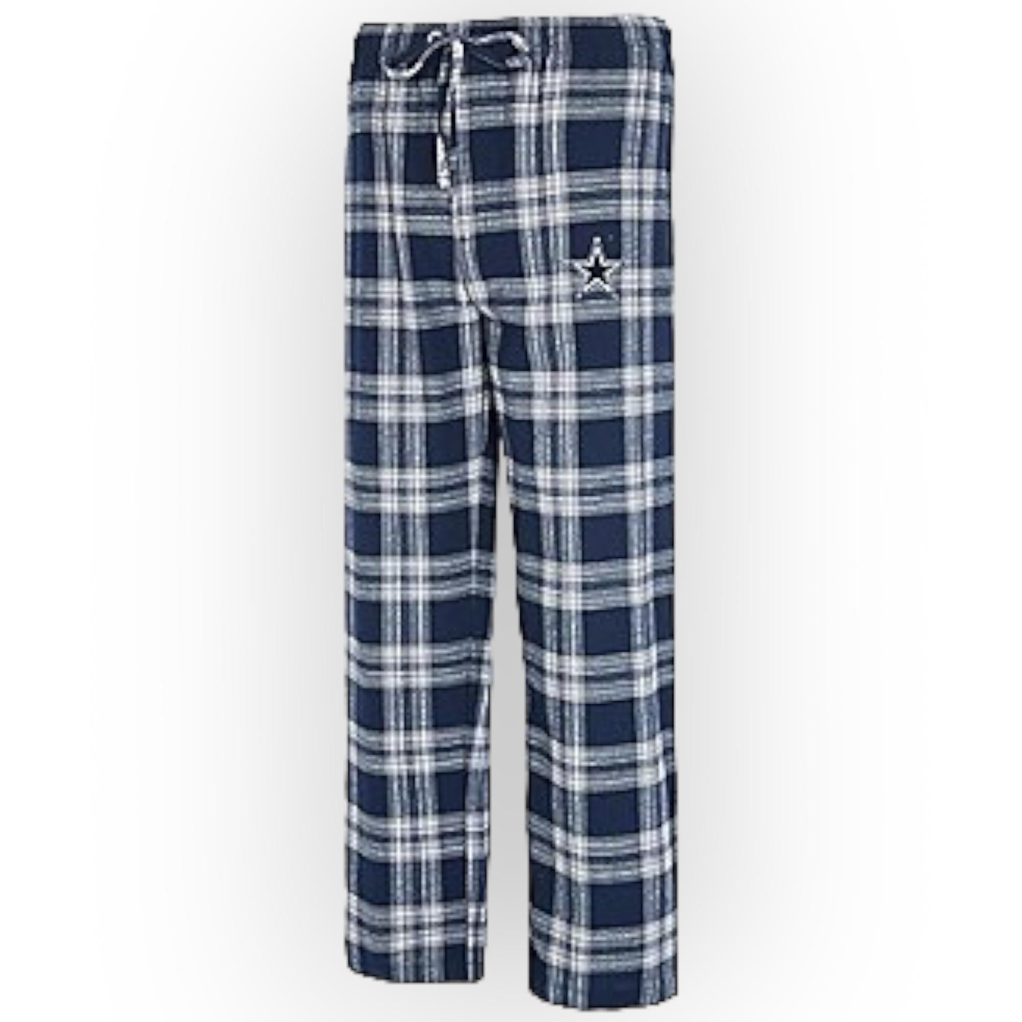 Dallas Cowboys Men Concepts Sport Navy/Gray Dallas Cowboys Badge Top & Pants Lodge Flannel Sleep Set-Nexus Clothing