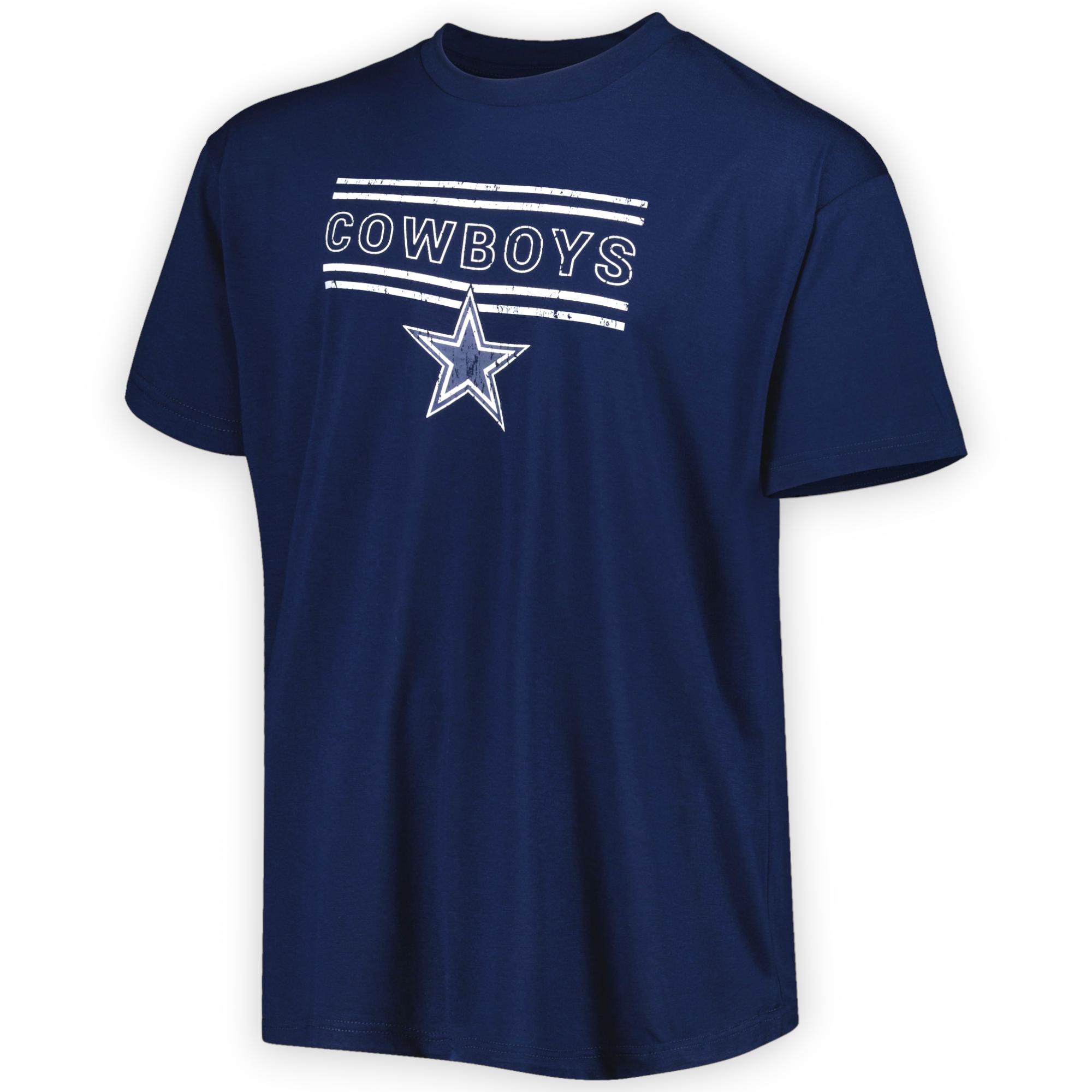 Dallas Cowboys Men Concepts Sport Navy/Gray Dallas Cowboys Badge Top & Pants Lodge Flannel Sleep Set-Nexus Clothing